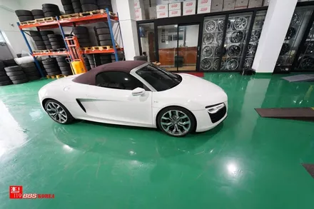 아우디 R8 다이아컷팅 휠수리 전문공장 휠119 / 서울 강남
