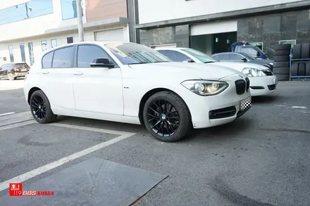 bmw118D 17인치휠 멧블랙 휠도색 전문공장 휠119 / 서울 강남