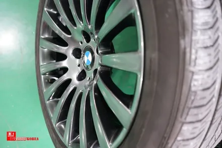 19인치휠 BMW7시리즈 잘못된 휠표면 고스트크롬 휠도색 / 서울 강남