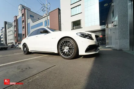 c63 AMG 고스트크롬 휠도색 휠119 / 서울 강남