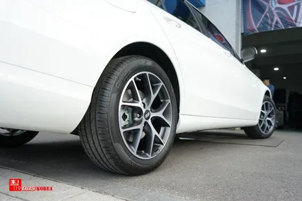 benz c200 휠장착 BBS휠 SR 17인치휠 휠119 / 서울 강남