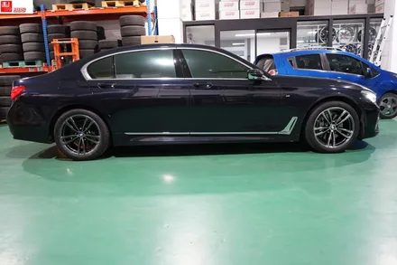 BMW7 G바디 잘못된 다이아컷팅 휠수리 휠도색 휠119 / 서울 강남