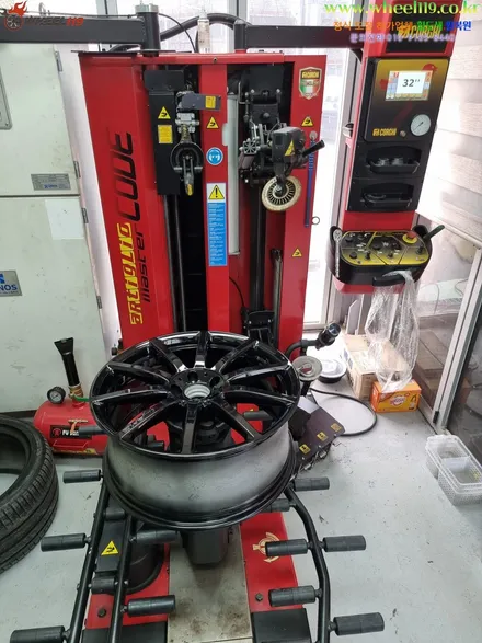 벤츠 S63 휠도색 블랙유광 wheel119 / 강남 송파 서초 판교 분당