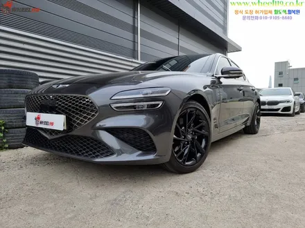 G70 휠도색 블랙유광 휠119 / 강남 송파 서초 판교 분당