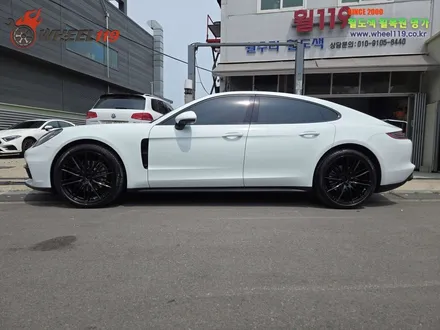 자동차 휠 도색 포르쉐 파나메라 블랙유광 휠 도색 / 서울 강남