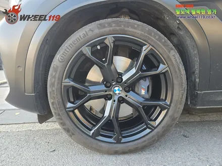 BMW X6 휠 도색 블랙 반무광  컬러 / 서울 강남