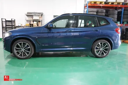 다이아컷팅 휠수리 bmw X3 19인치휠 휠119 / 서울 강남