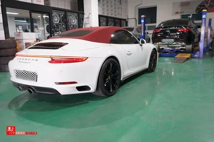 포르쉐 911 카레라 멧블랙 주차상처 원상태 휠도색 휠119 / 서울 강남
