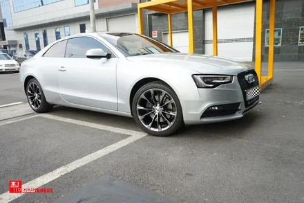 a5 18인치휠 분진때문에 고스트크롬 색상으로 휠도색 휠119 / 서울 강남
