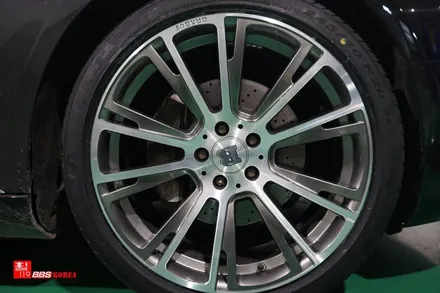 벤츠S500 20인치휠 브라부스 다이아컷팅 휠수리 휠119 / 서울 강남