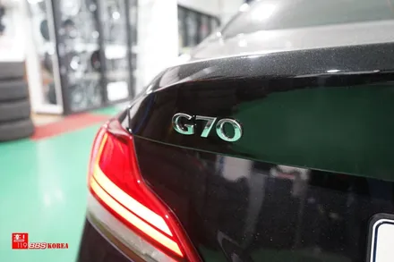 제네시스 G70휠 검정유광 휠도색 휠119 / 서울 강남