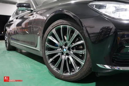 BMW 750 고스트크롬 휠도색 장착 휠119 / 서울 강남