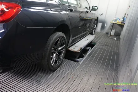 BMW7 휠도장 고스트크롬2 및 캘리퍼도색 휠119 / 강남 송파 서초 판교 분당