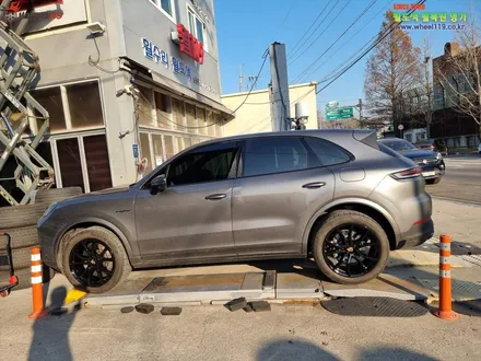 포르쉐 카이엔 휠 도색 블랙유광 색상 휠119 / 서울 강남