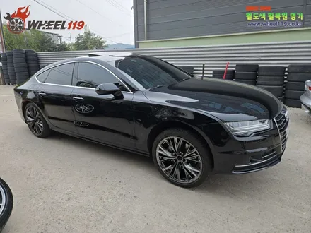 아우디 A7 휠 도색 고스트크롬2 개발업체 / 서울 강남