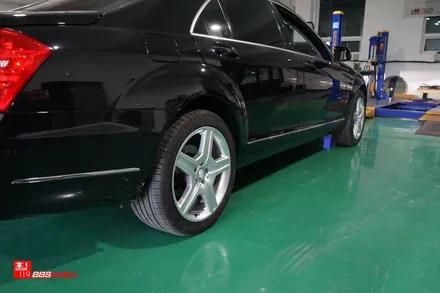 benz s500 잘못된 휠도색 박리후 재도색 휠119 / 서울 강남