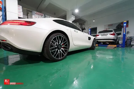 벤츠 GTS 투톤 커스텀 휠도색 다이아컷팅 휠수리 휠119 / 서울 강남