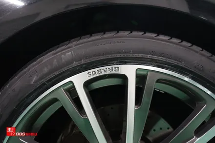 벤츠S500 20인치휠 브라부스 다이아컷팅 휠수리 휠119 / 서울 강남