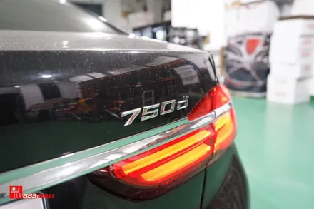 BMW 750 고스트크롬 휠도색 장착 휠119 / 서울 강남