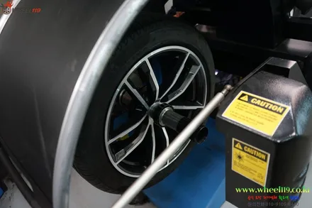 휠복원 BMW5시리즈 다이아컷팅 휠119 / 강남 송파 서초 판교 분당