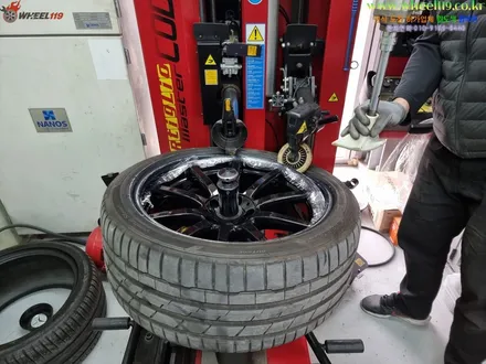 벤츠 S63 휠도색 블랙유광 wheel119 / 강남 송파 서초 판교 분당
