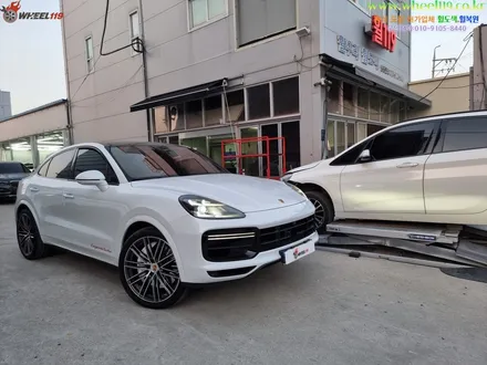 포르쉐 카이엔 휠복원 22인치 다이아컷팅 휠119 / 강남 송파 서초 판교 분당