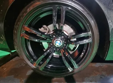 휠수리 후기 BMW 520D 19인치 순정 올블랙 도장 / 창원, 마산, 진해, 김해