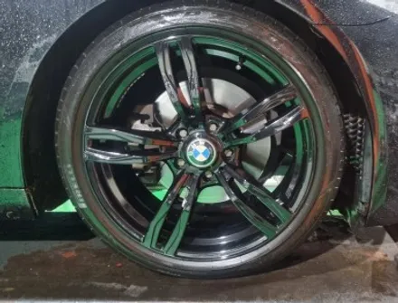 휠수리 후기 BMW 520D 19인치 순정 올블랙 도장 / 창원, 마산, 진해, 김해