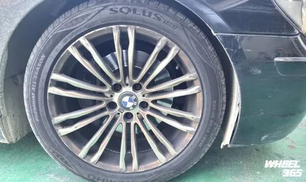 BMW 7시리 19인치 휠 교체 장착_ 비교전후 확실히 차이가 크네요 / 창원, 마산, 진해, 김해