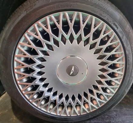 제네시스 G90 19인치 하이퍼실버 순정 휠수리 도장,     \