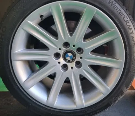 BMW 7시리 19인치 휠 교체 장착_ 비교전후 확실히 차이가 크네요 / 창원, 마산, 진해, 김해
