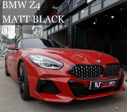 천호휠수리 휠스미스 BMW Z4 블랙 무광 휠 도색 시공 후기!! / 남양주, 구리, 의정부, 서울 노원