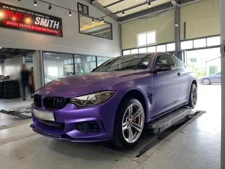 [bmw 420d 휠 도색 및 휠 복원 전문 업체 휠스미스] bmw 420d 블랙 반무광 휠 도색 작업 후기 / 남양주, 구리, 의정부, 서울 노원
