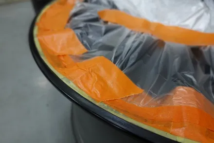 벤츠 GT 43 AMG 림 끝 실버 , 블랙 반무광 휠 도색 작업 후기! 분체도장 휠도색전문업체 휠스미스 / 남양주, 구리, 의정부, 서울 노원
