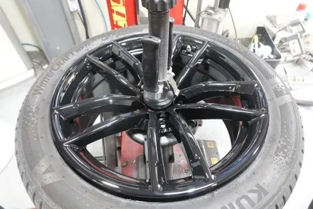 성동구휠도색 휠스미스 BMW 5시리즈 블랙 유광 휠 도색 시공 후기! / 남양주, 구리, 의정부, 서울 노원