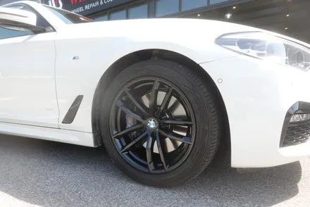 [서울 경기 잠실 강남 휠도색]bmw 530i 블랙반무광 휠도색 / 남양주, 구리, 의정부, 서울 노원