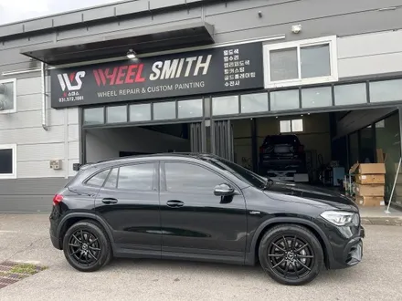 신차 벤츠 gla45AMG 블랙 반무광 휠 도색 / 남양주, 구리, 의정부, 서울 노원