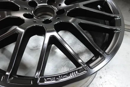 서초휠도색 휠스미스 벤츠A45 AMG 매트블랙 휠도색 작업후기 / 남양주, 구리, 의정부, 서울 노원