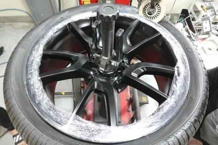 분체도장 휠도색 벤츠 GLC43 AMG 쿠페 블랙무광 휠 도색 작업후기! / 남양주, 구리, 의정부, 서울 노원