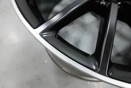 벤츠 GT 43 AMG 림 끝 실버 , 블랙 반무광 휠 도색 작업 후기! 분체도장 휠도색전문업체 휠스미스 / 남양주, 구리, 의정부, 서울 노원