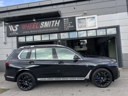 신차 bmw x7 22인치 블랙 유광 휠도색 / 남양주, 구리, 의정부, 서울 노원