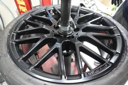 서초휠도색 휠스미스 벤츠A45 AMG 매트블랙 휠도색 작업후기 / 남양주, 구리, 의정부, 서울 노원