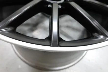 벤츠 GT 43 AMG 림 끝 실버 , 블랙 반무광 휠 도색 작업 후기! 분체도장 휠도색전문업체 휠스미스 / 남양주, 구리, 의정부, 서울 노원