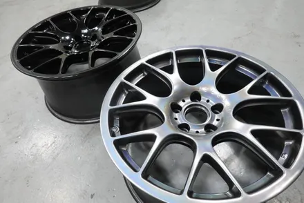 판교 휠도색 BMW 5시리즈 프라즈마 블랙 휠 도색 시공 후기! / 남양주, 구리, 의정부, 서울 노원