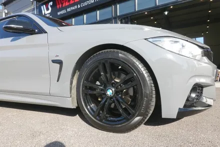 관악구휠도색 휠스미스 BMW 4시리즈 쿠페 블랙 유광 휠 도색 시공 후기! / 남양주, 구리, 의정부, 서울 노원