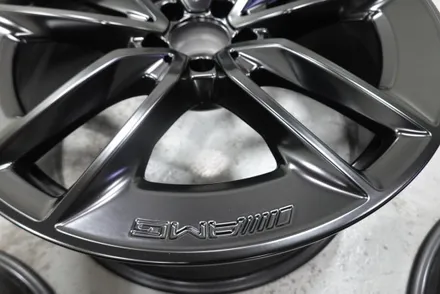 [휠스미스] 벤츠 E53AMG 블랙반무광 휠도색 및 캘리퍼 세라믹 골드 도색 / 남양주, 구리, 의정부, 서울 노원