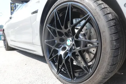 [서울 경기 강남 휠도색]bmw m4 블랙 반무광 휠도색 / 남양주, 구리, 의정부, 서울 노원