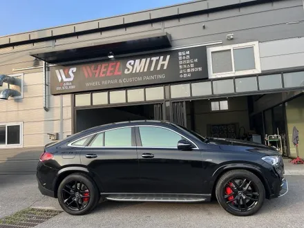 벤츠 gle53AMG 블랙 반무광 휠 도색 작업 후기 / 남양주, 구리, 의정부, 서울 노원