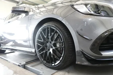 동탄휠복원 휠스미스 벤츠 A45 AMG 매트 블랙 휠 도색 작업 후기! / 남양주, 구리, 의정부, 서울 노원