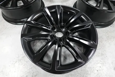 [휠스미스] BMW 6시리즈 완전 박리 후 블랙 반무광 휠도색! / 남양주, 구리, 의정부, 서울 노원